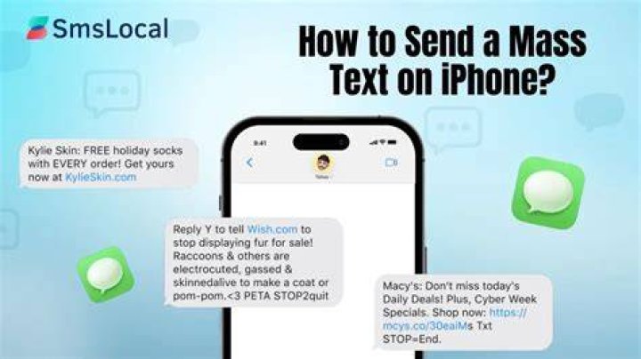 How do I send a mass individual text?